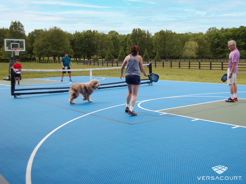 VersaCourt pickleball court seen from above